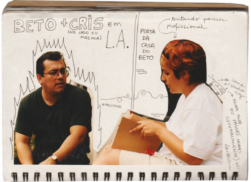 A page from Cris Siqueira's 1997 diary