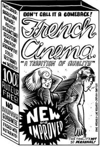 Illustration of French cinema as a product, by Eric Reynolds